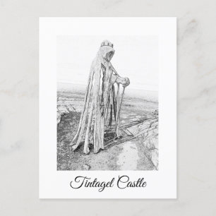 Tintagel King Arthur Monument Cornwall Briefkaart
