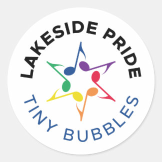 Tinte Bubbel Cirkelstickers Ronde Sticker