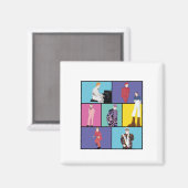 Tinte sticker magneet (Voorkant / Achterkant)