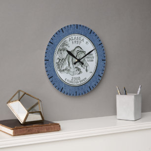Tinted Alaska State Quarter Design Grote Klok