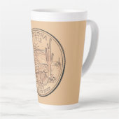 Tinted Arizona State Quarter Design Latte Mok (Rechterhoek)