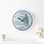 Tinted Hawaii State Quarter Design  Grote Klok (Huis)