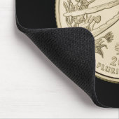 Tinted Oklahoma State Quarter Design Muismat (Hoek)