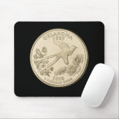 Tinted Oklahoma State Quarter Design Muismat (Met muis)