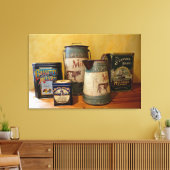  tinten en juwelen canvas afdruk (Insitu (Woonkamer))