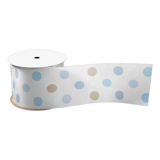 TINTEN VAN BLAUW & TAN POLKA STIPPEN LINT (Spoel)