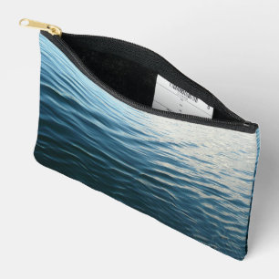 Tinten van Blauwe Water Abstracte Natuurfotografie Etui