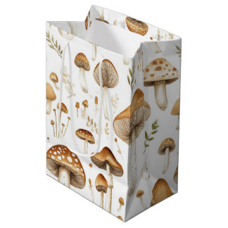 TINTEN VAN BRUIN & TAN HERFST PADDENSTOELEN MEDIUM CADEAUZAKJE