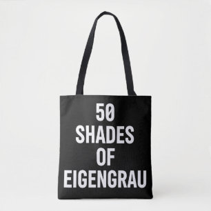 Tinten van Eigenrau Minimalistische Tekst Design Draagtas