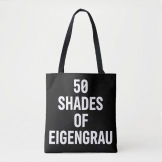 Tinten van Eigenrau Minimalistische Tekst Design Draagtas