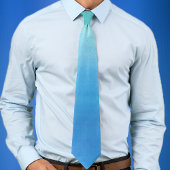 Tinten van groen Vervagen naar blauwe wazige kleur Stropdas