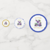 Tinten van Paarse: Een Blue-Violet Birthday Bash Confetti (Voorkanten)