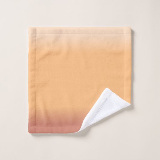 Tinten van Perzikverloop Bad Handdoek (Wasdoekje)