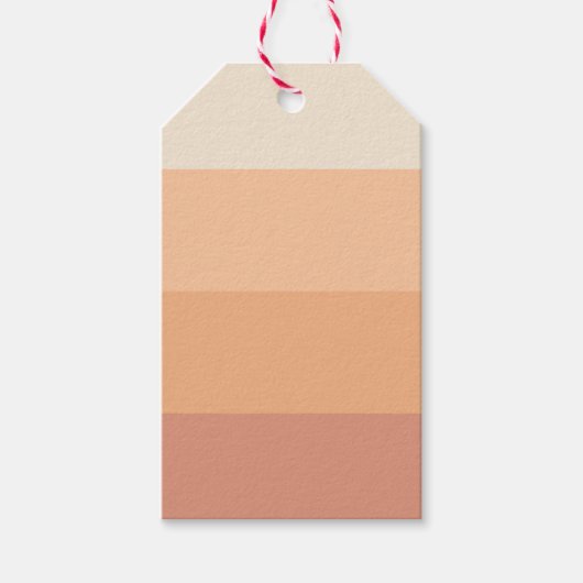 Tinten van Perzikverloop Cadeaulabel (Voorkant)