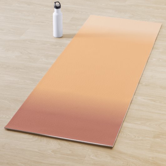 Tinten van Perzikverloop Yogamat (In situ)