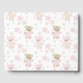 TINTEN VAN ROZE & TAN TEDDYBEREN & STERREN GASTENBOEK (Achterkant)