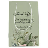 Tinten van Sage Bruiloft Medium Cadeauzakje (Voorkant)