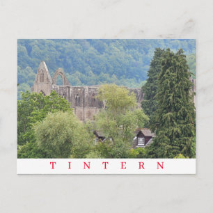 Tintern Abbey uitzicht briefkaart