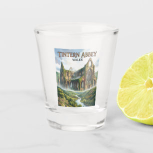 Tintern Abbey Wales Shot Glas