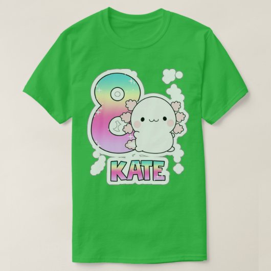 Tiny Axolotl 4 T-shirt (Design voorkant)