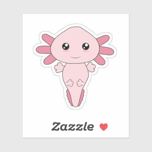 Tiny Axolotl Sticker (Vel)