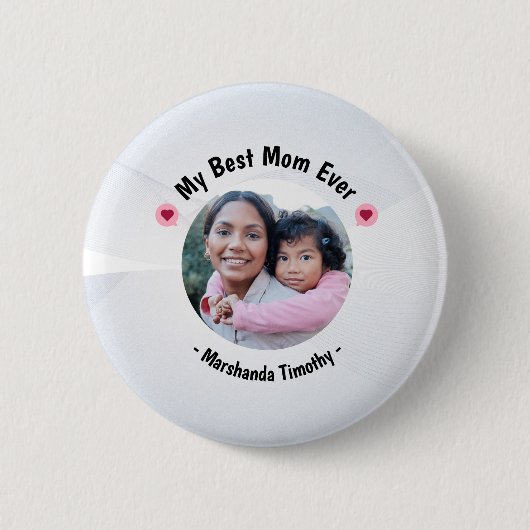 Tiny Badge, Big Love - Personaliseer deze Button n (Voorkant)