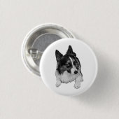 Tiny Bell Pup Speld Ronde Button 3,2 Cm (Voorkant /achterkant)