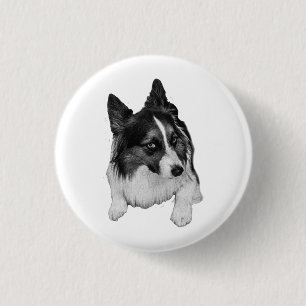 Tiny Bell Pup Speld Ronde Button 3,2 Cm