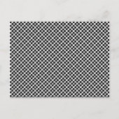 Tiny Black Polka Dot Pattern Briefkaart (Voorkant)
