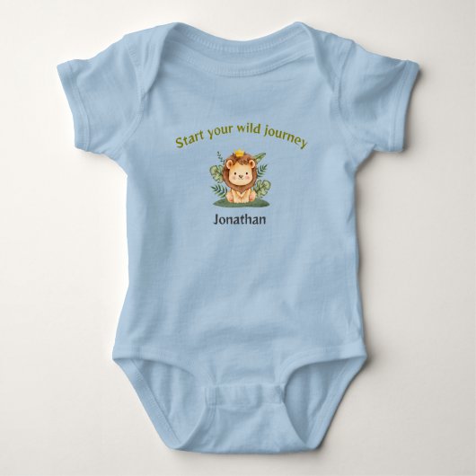Tiny Blessing Personalized Baby Body  Romper (Voorkant)