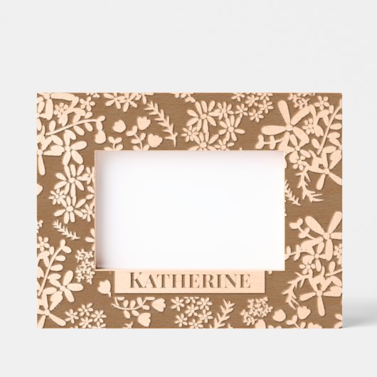 Tiny Bouquet Flowers Gegraveerde Lijstjes (Voorkant)