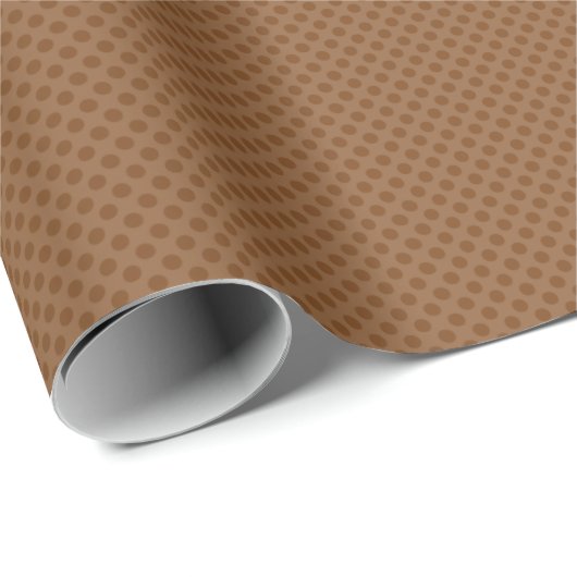 Tiny Brown Polka Dots Cadeaupapier (Rol Hoek)