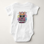Tiny but Mighty Chihuahua  Keychains & Lanyards Romper (Achterkant)