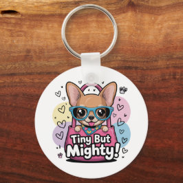 Tiny but Mighty Chihuahua  Keychains & Lanyards Sleutelhanger