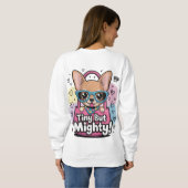 Tiny but Mighty Chihuahua T-Shirt (Achterkant volledig)