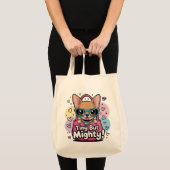 Tiny but Mighty Chihuahua T-Shirt Tote Bag (Voorkant (product))