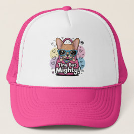 Tiny but Mighty Chihuahua  Women's Hoodies & Sweat Trucker Pet