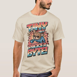 Tiny But Mighty: De aanval van Chihuahua T-shirt