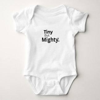 “Tiny But Mighty.” Empowering Minimalist Baby Body Romper