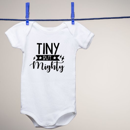 Tiny But Mighty-ontwerp Romper