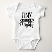 Tiny But Mighty-ontwerp Romper (Voorkant)