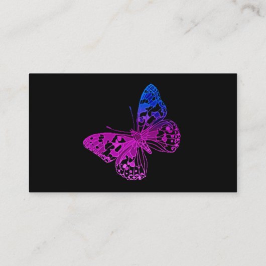 Tiny Butterfly Visitekaartje (Achterkant)