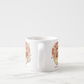 Tiny Chibi Red Panda Milk Mug for Kids Espresso Kop (Achterkant)