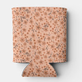 Tiny cute pink red brown cream pattern blikjeskoeler (Achterkant)