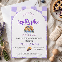 Tiny Cutie Pie Moderne Bakkerij Baby Shower