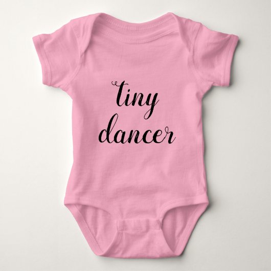 Tiny Dancer | Baby Girl Dance Romper (Voorkant)