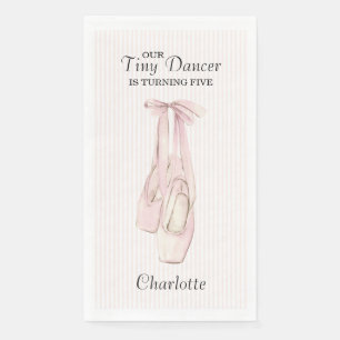 Tiny Dancer Ballerina Roze Meisjes Verjaardag Servet