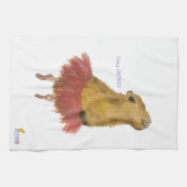 Tiny Dancer Capybara Tea Towel Theedoek (Horizontaal)