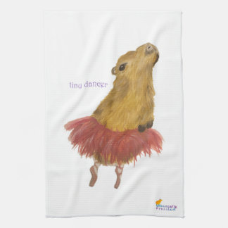 Tiny Dancer Capybara Tea Towel Theedoek