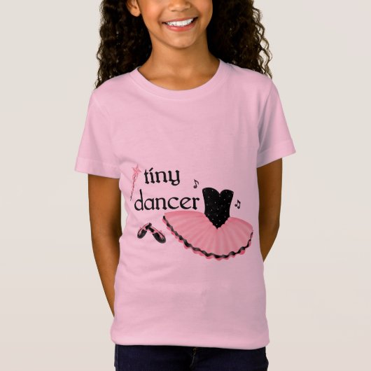 Tiny Dancer Girl's Babydoll Tshirt (Voorkant)